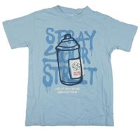 Světlemodré tričko se sprejem C&A