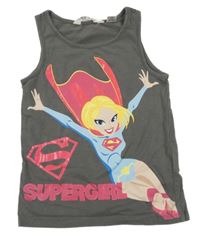 Šedý top se superhrdinkou H&M