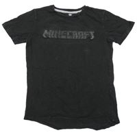Černé tričko s nápisem Minecraft Next