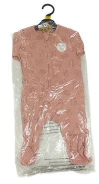 Nové - růžový overal se zvířaty Mothercare 