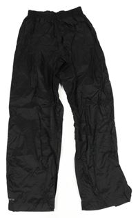 Černé šusťákové nepromokavé kalhoty MOUNTAIN WAREHOUSE
