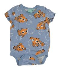 Světlemodré body s Nemem Disney