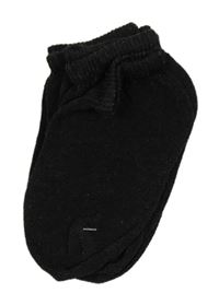 3x černé kotníkové ponožky