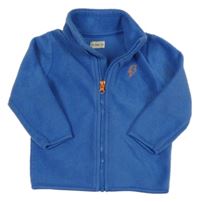 Modrá fleecová propínací mikina s bleskem F&F