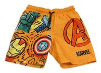 Oranžové plážové kraťasy - Avengers Marvel
