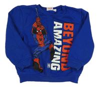 Kobaltově modrá mikina se Spider-manem Marvel