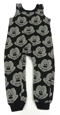 Černé laclové tepláky s Mickeym 