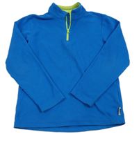 Modrá funkční fleecová mikina se stojáčkem Oxylane