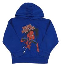 Námořnicky modrá mikina se Spider-manem a kapucí Marvel