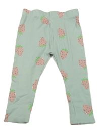 Světlemodré legíny s jahůdkami Ergee 