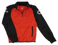 Červeno-černá sportovní mikina Stanno