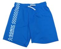 Modré sportovní kraťasy se Sonicem H&M