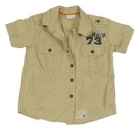 Béžová halenka s nápisem Blukids