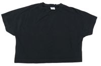 Černé crop tričko Zara 