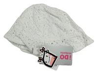 Nové - bílý plátěný klobouk s madeirou dodipetto