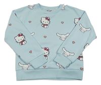 Světlemodrá mikina s Kitty s kamarády PRIMARK