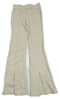 Smetanové flare kalhoty Page one young