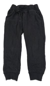 Černé tepláky s mašlí Tu