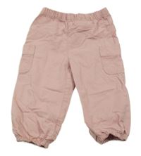 Starorůžové cargo plátěné kalhoty John Lewis