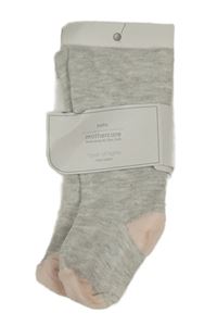 Nové - světlešedo/růžové melírované punčocháče Mothercare