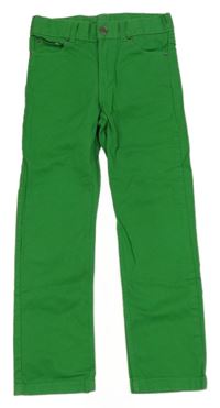 Tmavozelené rifle H&M