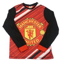 Červeno-černé fotbalové triko - Manchester United