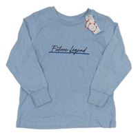 Nové - Světlemodré triko s nápisem Matalan