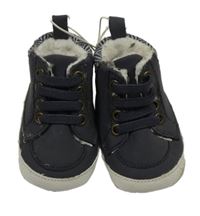 Nové - Tmavomodré zateplené capáčky Primark vel. 16