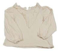 Světlerůžové triko s volánem Little Kids