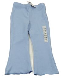 Nové - Světlemodré žebrované lehké flare tepláky Dunnes