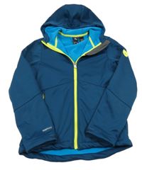 Petrolejová softshellová funkční bunda s kapucí McKinley