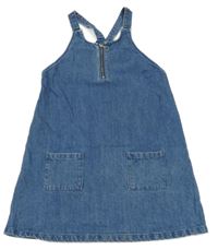 Modré riflové laclové šaty Denim Co.