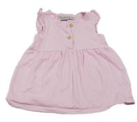 Růžové šaty s knoflíky Impidimpi