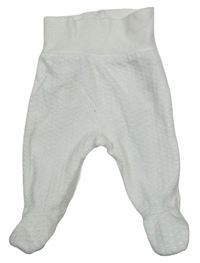 Bílé sametové polodupky s medvědem C&A