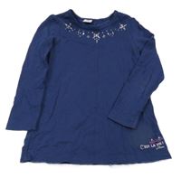 Tmavomodrá tunika s kamínky S. Oliver