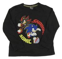 Černé triko se Sonicem