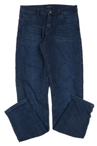 Tmavomodré skinny rifle Alive