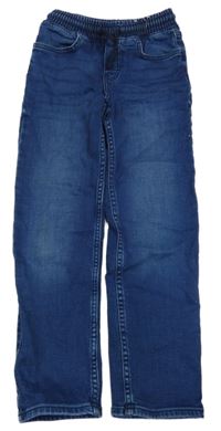 Modré teplákové regular fit rifle H&M