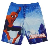 Modré plážové kraťasy se Spidermanem M&S