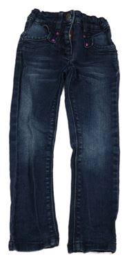 Tmavomodré skinny rifle Esprit