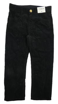 Nové - černé manšestráky H&M
