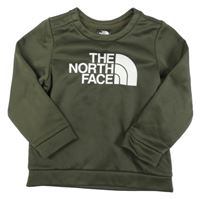 Tmavozelená funkční mikina s logem The North Face