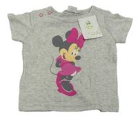 Šedé tričko s Minnie Disney