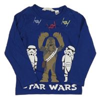 Tmavomodré triko s potiskem - Star Wars H&M