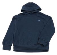 Tmavomodrá mikina s traktorem a kapucí Primark