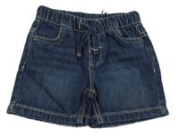 Nové - tmavomodré riflové kraťasy 