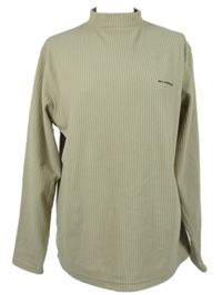 Pánské béžové žebrované fleecové triko Ben Sherman 