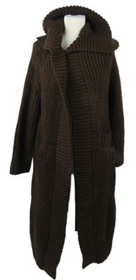 Dámský hnědý svetrový cardigán Zara 