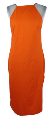 Dámské cihlové červené šaty Boohoo 