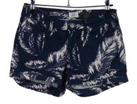 Dámské tmavomodré plátěné kraťasy S. Oliver 